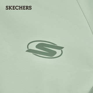 斯凯奇（Skechers）女士加绒梭织连帽外套P424W113 海泡绿/03P1 M