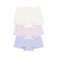 幼岚（ALLBLU）幼岚童装「Buka裤」儿童棉氨内裤24秋季不卡PP内裤3件装 女童云白+雾紫水彩独角兽+宝宝兰  110cm