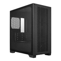 酷冷至尊 CoolerMaster)Elite301 Lite黑色版 MATX电脑机箱 免工具前面板/钢化玻璃侧板/支持USB Type-C