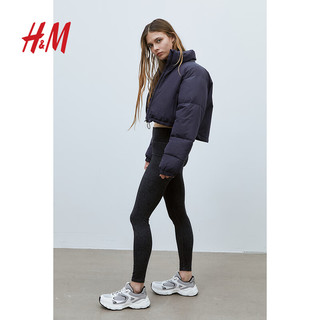 H&M【 MOVE DryMove™】女士裤干爽透气骑行运动长裤1202401 灰色/图案 170/88 L