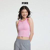维多利亚的秘密 PINK 辣妹夏日外穿背心舒适文胸内衣女1 12T1蔷薇粉-拼色款 11247226 L/XL