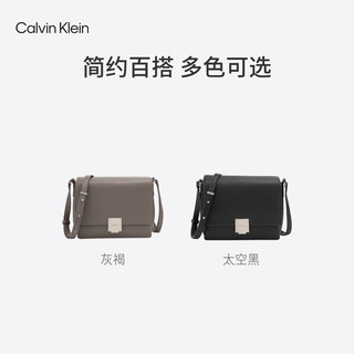 Calvin Klein女包24秋季新款时尚ck方形金属扣翻...