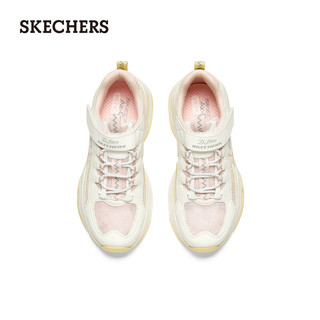 斯凯奇（Skechers）女中大童舒适休闲运动鞋302562L 白色/粉色/WPK 35码