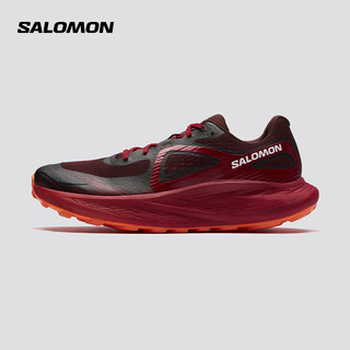 萨洛蒙（Salomon）男款 户外运动柔软舒适全地形抓地缓震越野跑鞋 GLIDE MAX TR 丽花红 473173 7.5 (41 1/3)