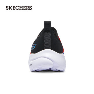 斯凯奇（Skechers）季男童一脚蹬易穿脱舒适中大童405215L 宝蓝色/黑色/RYBK 33码