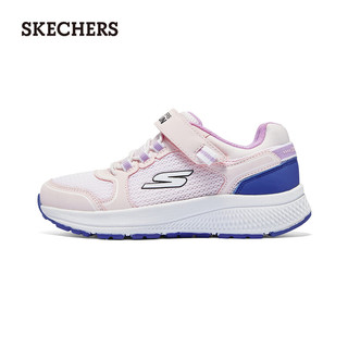 斯凯奇（Skechers）中大童轻质舒适缓震运动鞋319033L 樱桃粉色/LPMT 32码