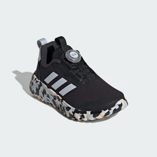 adidas 小波浪 ActiveFlex 3.0旋转按钮运动鞋小童阿迪达斯轻运动 一号黑/浅蓝/浅象牙色 35.5码