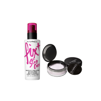 M·A·C 魅可 定妆套组 (定制无瑕轻盈散粉 #02 6.5g+无痕锁妆喷雾 100ml)