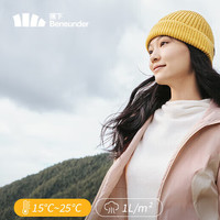 Beneunder 蕉下 气绒服圆领轻量保暖防风秋冬新款女士气绒外套显瘦舒适 CL97124 云灰粉 XL