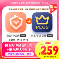 iQIYI 爱奇艺 白金VIP会员年卡12个月白金年卡 支持电视端+京东年卡