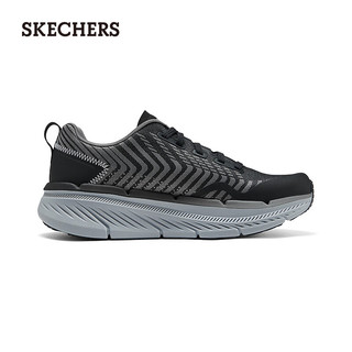 斯凯奇（Skechers）男款运动跑步鞋220841 黑色/灰色/BKGY 41.5