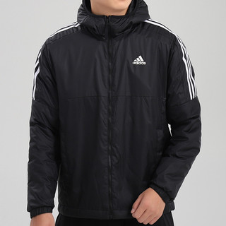 adidas 阿迪达斯 棉服男士官方旗舰21冬季新款中长款保暖羽绒服外套GT1691