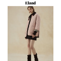 ELAND衣恋半身裙女百褶A版含羊毛通勤裙子2024秋季 棕色(85)Brown S/160