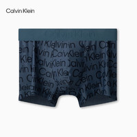 卡尔文·克莱恩 Calvin Klein 内衣24秋季男士ck低腰印花防夹臀内裤男NB4061 PUZ-靛蓝 1条 L