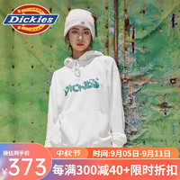 dickies字母图案印花毛圈布圆领卫衣 男女同款百搭简约卫衣 DK0A88CT 白鹭白 XL