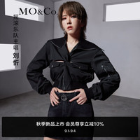MO&Co.【刘忻同款】coperni联名2024秋夹克外套MBD3JKT007 黑色 XS/155