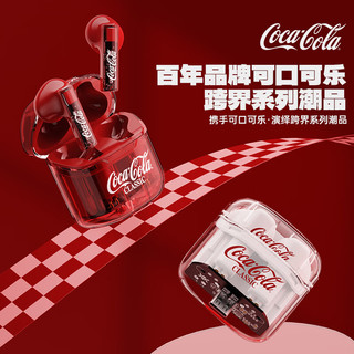 可口可乐（Coca-Cola）T01蓝牙耳机半入耳式降噪耳机运动跑步耳机无线适用苹果小米华为耳机 白色