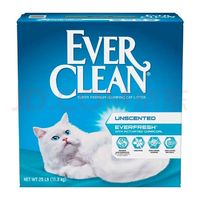 EVER CLEAN 铂钻 蓝白标膨润土猫砂25磅