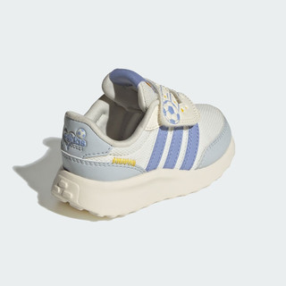 adidas RUN 70s AC休闲舒适魔术贴运动鞋男婴童阿迪达斯轻运动 汉玉白/浅蓝 22码