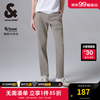 杰克·琼斯（JACK&JONES）男装衣服夏季男士户外日常通勤时尚舒适潮流百搭休闲裤子男装 灰绿色GREY SAGE 180/84A/LR