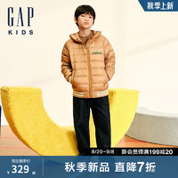 Gap【大小童同款】男童2024秋季刺绣logo牛仔裤儿童装641815 深色水洗 110cm(4-5岁) 亚洲尺码