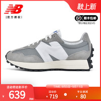 new balance 327系列 中性休闲运动鞋 MS327LAB 灰色/白色 39.5