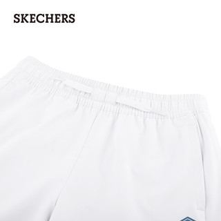 斯凯奇（Skechers）GODRI系列女童短裤秋季中大童P222G042 亮白色/0019 L