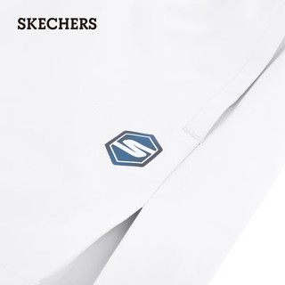 斯凯奇（Skechers）GODRI系列女童短裤秋季中大童P222G042 亮白色/0019 XL