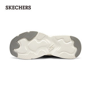 斯凯奇（Skechers）踏浪2024男女运动鞋老爹鞋轻质吸震118326 自然色/黑色/NTBK 41