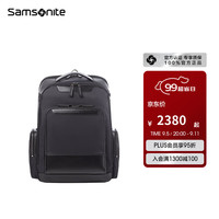 Samsonite新秀丽李栋旭同款新秀丽双肩包男轻便通勤电脑包大容量旅行背包QY6 海军蓝-25.5L