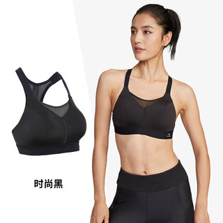 DECATHLON 迪卡侬 运动内衣专业文胸RUNW2629651时尚黑-可调节款S-(A-B罩杯)