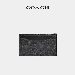 COACH 蔻驰 经典标志拉链卡包