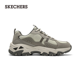 斯凯奇（Skechers）男鞋时尚休闲老爹鞋复古户外鞋237420 自然色/NAT 43