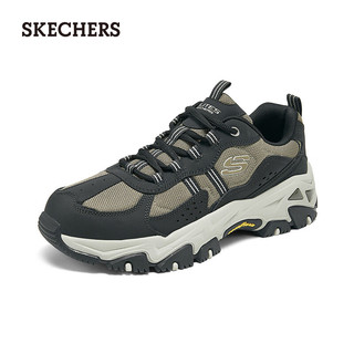 斯凯奇（Skechers）男鞋时尚休闲老爹鞋复古户外鞋237420 海军蓝色/自然色/NVNT 45