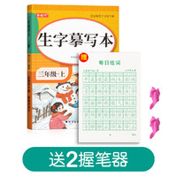 一年级二年级三小学生练字帖四五六字帖上册下册每日一练笔画笔顺练语文生字同步描红人教版专用练习册写字硬笔书法练字本寒假楷书