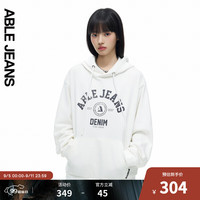 ABLE JEANS 24冬季美式复古连帽卫衣888066 山矾【9月11日前】 XL