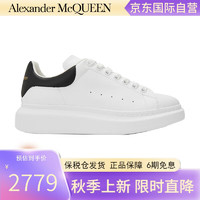 亚历山大.麦昆（ALEXANDER MCQUEEN）运动鞋百搭时尚厚底增高休闲小白鞋黑尾男鞋553680 WHGP5 43