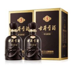 古井贡酒 年份原浆 古5 50%vol 浓香型白酒 500ml*2瓶