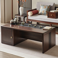 QuanU 全友 禅意系列 DW8100 新中式茶几 黑檀色 140*69.8*50.3cm