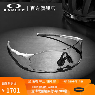 OAKLEY 欧克利 太阳镜 铱镀膜变色眼镜男女骑行驾驶运动眼镜护目镜OO9313-06 EVZERO OO9313-06光感变色反光