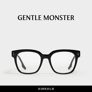 GENTLE MONSTER UNA.C N经典大框方形眼镜框光学镜男女平光镜黑框 01