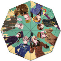 漫能 黑塔利亚cos折叠晴雨伞动漫周边二次元男女生日礼物创意个性