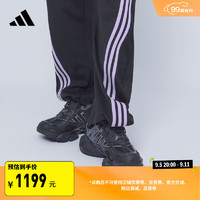 adidas 阿迪达斯 轻机甲鞋-赛博XLG RUNNER DELUXE厚底增高跑鞋男女阿迪达斯 黑/亮金属铁灰 42