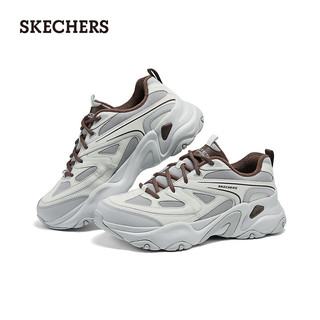 斯凯奇（Skechers）男鞋舒适休闲低帮鞋透气时尚百搭运动232492 沙黄色/SAND 40