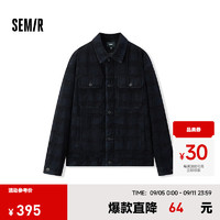 森马（Semir）夹克男2024冬季复古风工装牛仔外套小宽松潮流 原色牛仔98101 170/88A/M