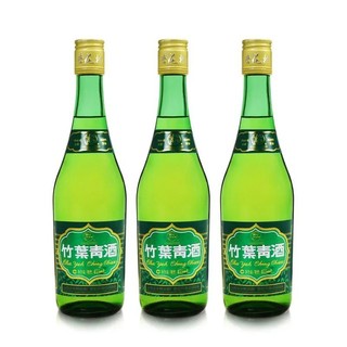 百亿补贴：竹叶青 汾酒竹叶青酒 38度475ml*3瓶 山西杏花村露酒