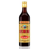 绍兴特产黄酒 老闸五年陈花雕酒500ml单瓶加饭半干老酒