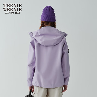 Teenie Weenie小熊2024年秋季三合一羽绒服防水防风外套 浅紫色 170/L