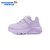 Skechers斯凯奇儿童春秋板鞋女小童低帮时尚公主宝宝休闲鞋子310493N 薰衣草色/LAV 25码