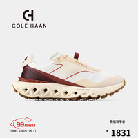 colehaan/歌涵 男士运动鞋 24秋季休闲透气舒适钻石底网面老爹鞋C38674 米色/红色 40.5